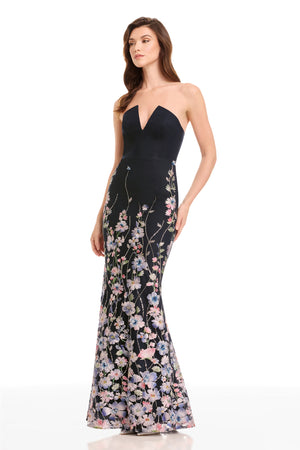 FERNANDA DRESS / NAVY MULTI