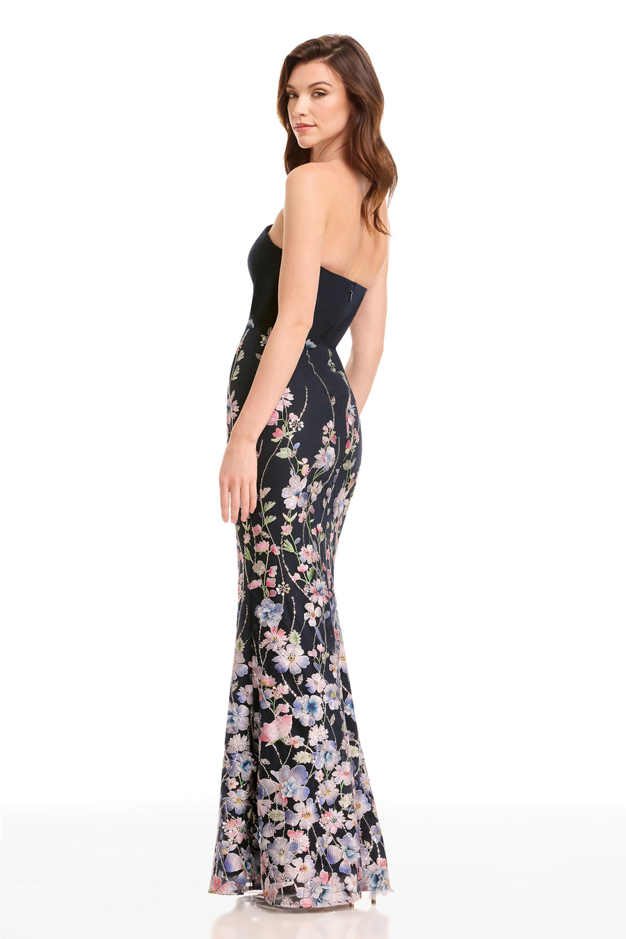 FERNANDA DRESS / NAVY MULTI