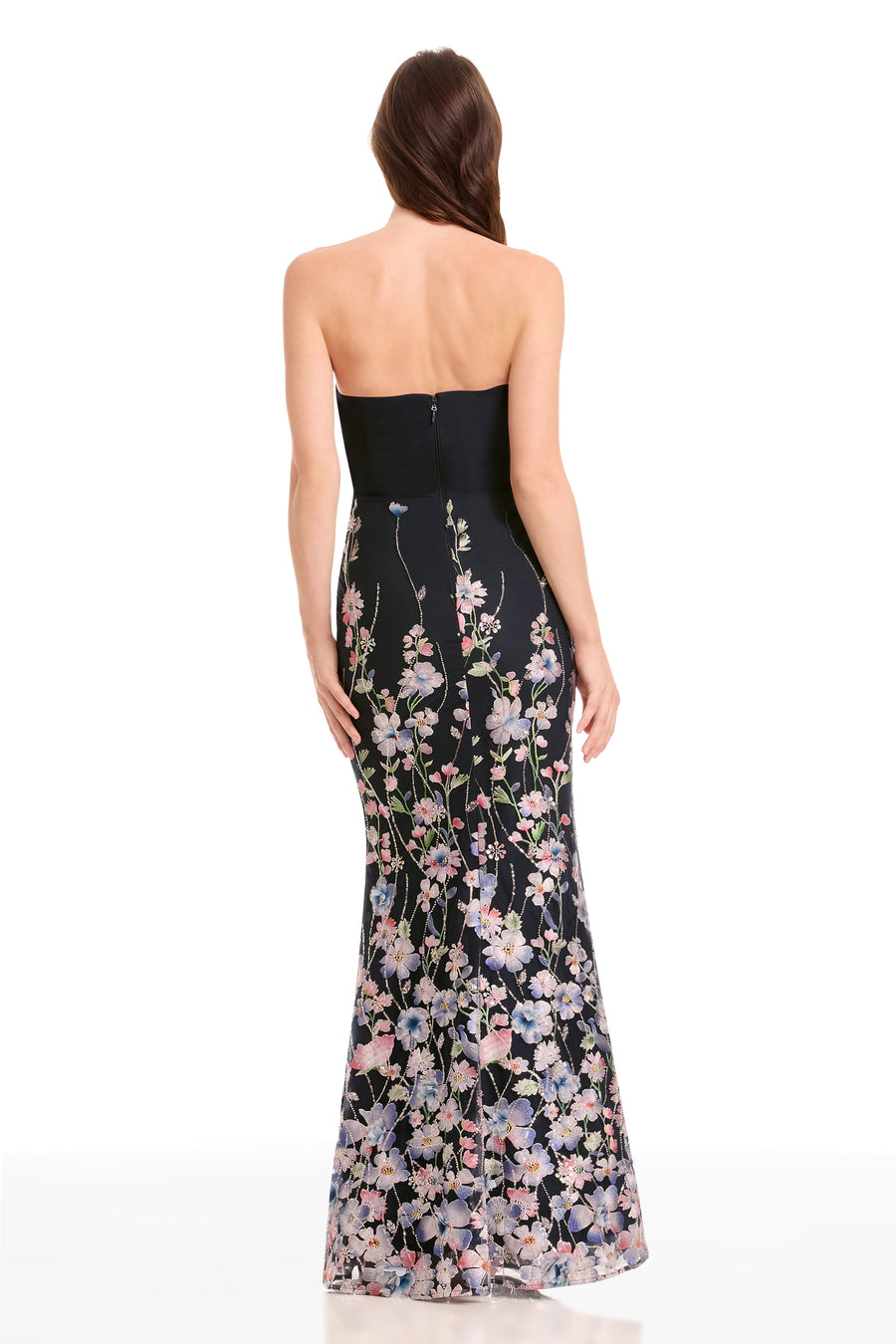 FERNANDA DRESS / NAVY MULTI