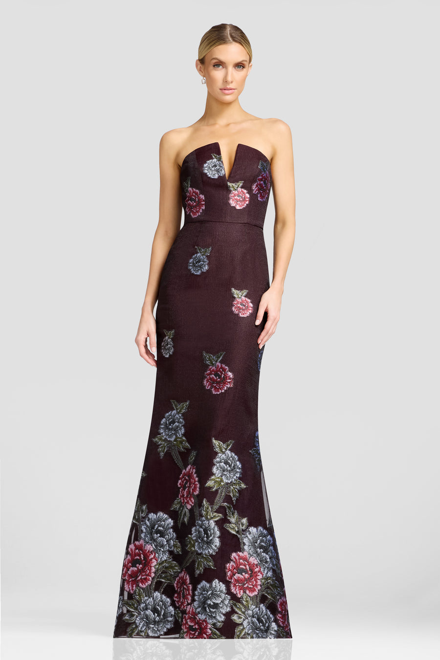 Fernanda Dress / DEEP PLUM MULTI
