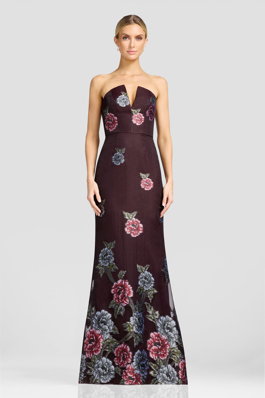 Fernanda Dress / DEEP PLUM MULTI