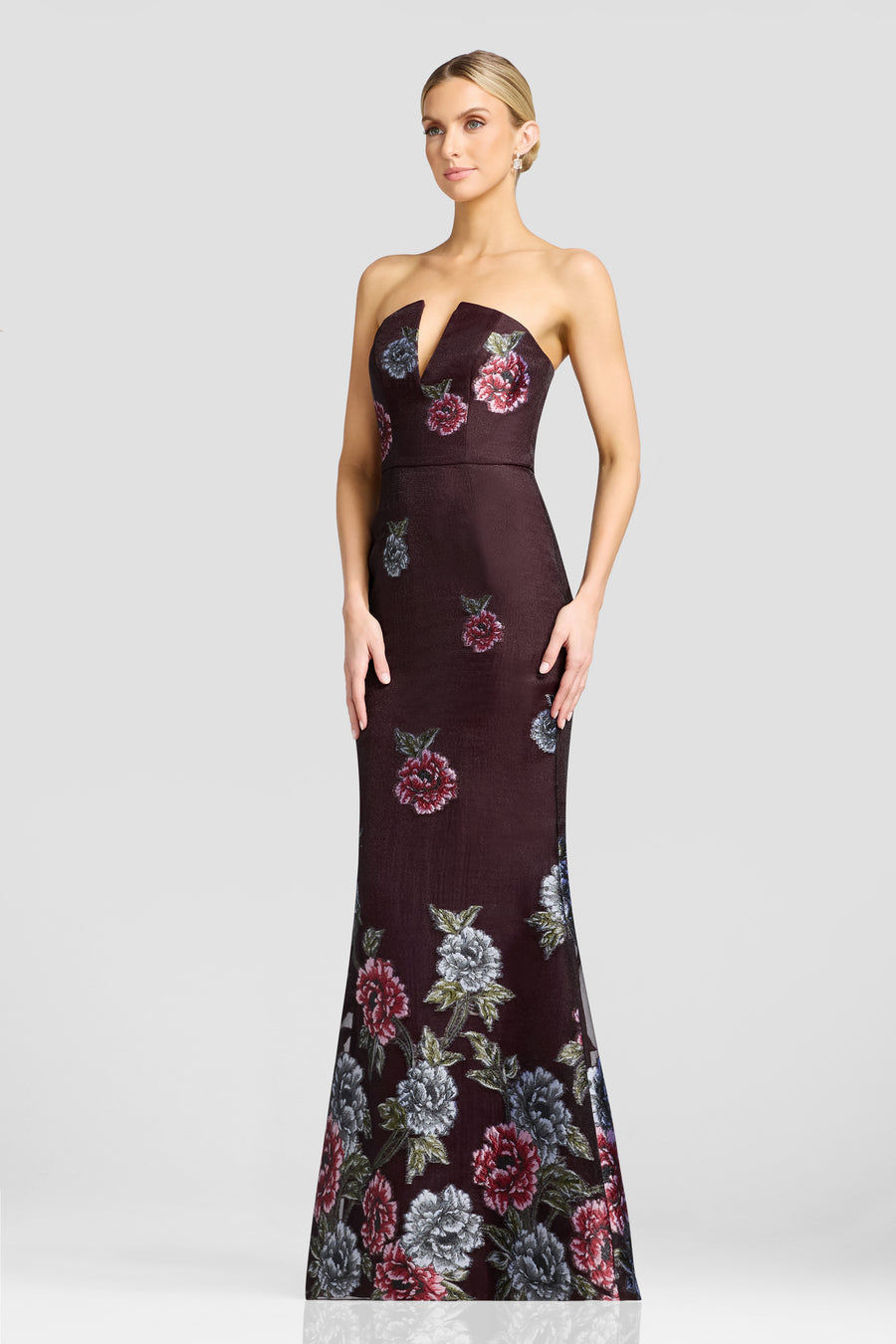 Fernanda Dress / DEEP PLUM MULTI