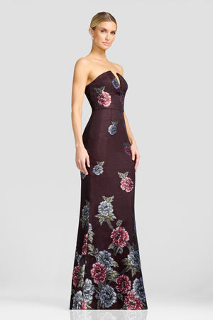 Fernanda Dress / DEEP PLUM MULTI