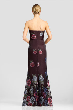 Fernanda Dress / DEEP PLUM MULTI