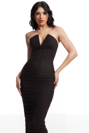 Ferra Dress / MOCHA