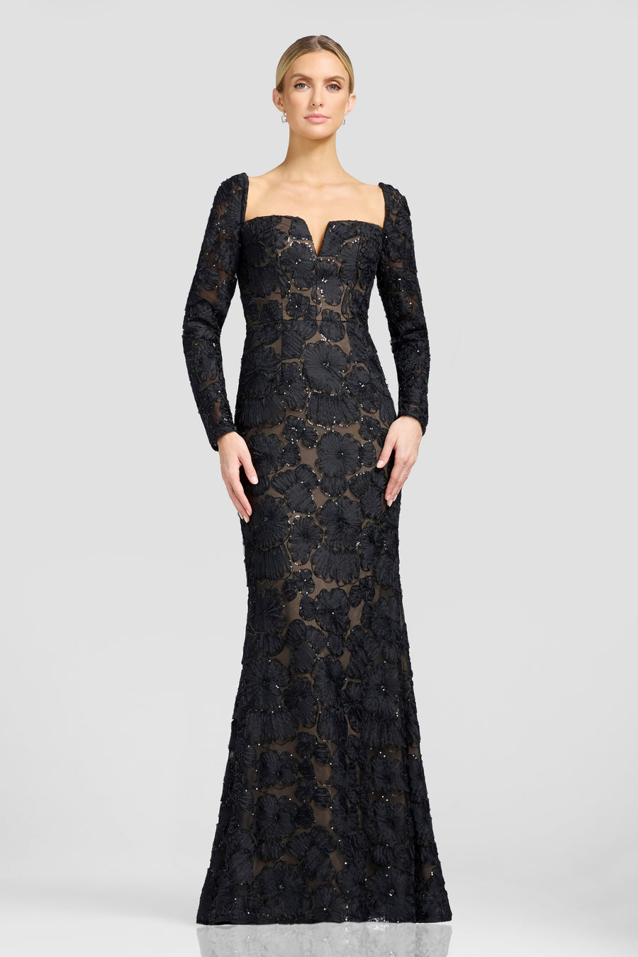 Foster Dress / BLACK-NUDE