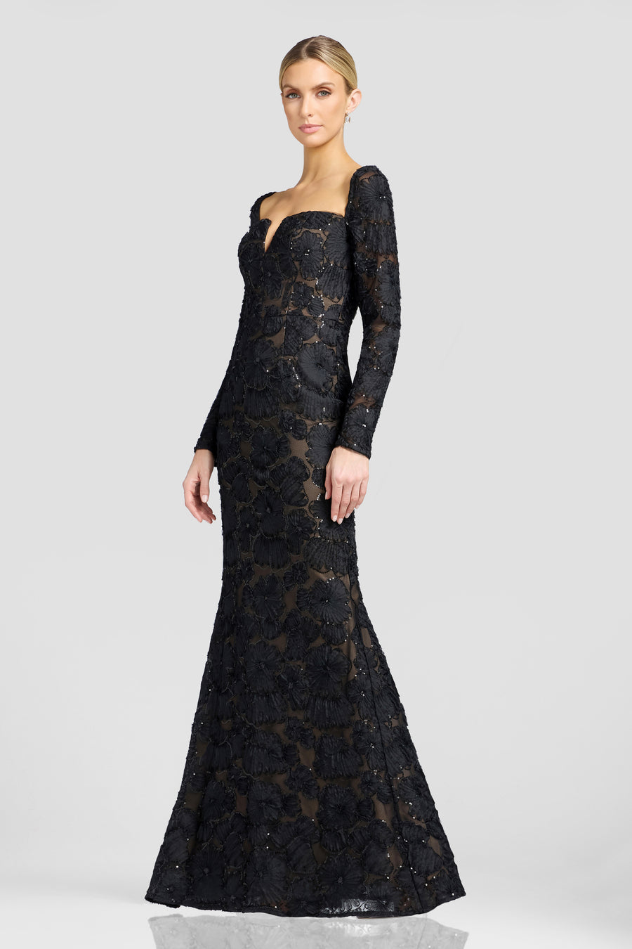 Foster Dress / BLACK-NUDE
