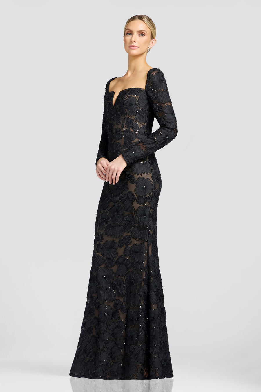 Foster Dress / BLACK-NUDE