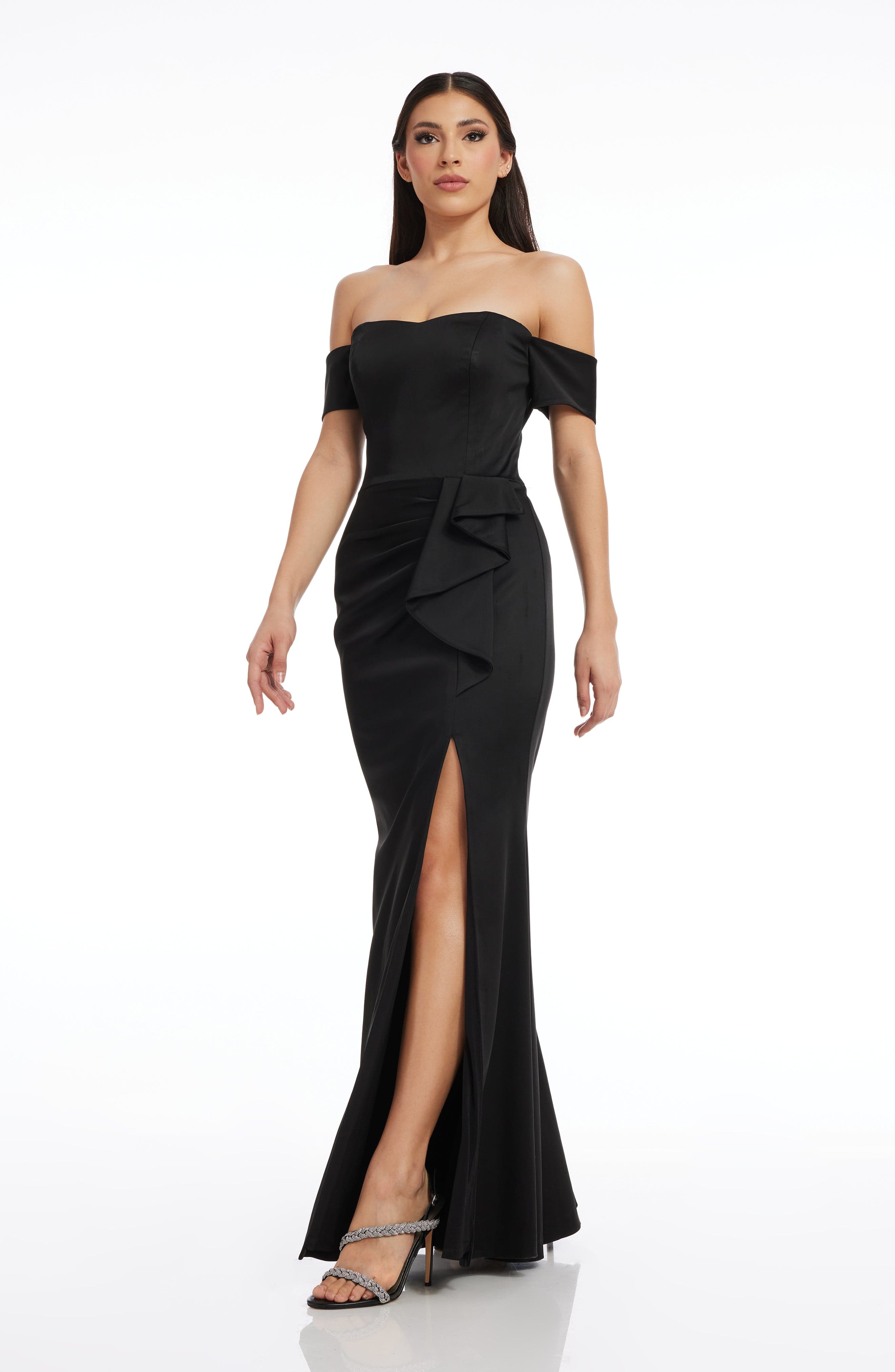 Dress The Population Gabrielle Gown - Blue