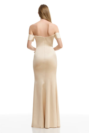 GABRIELLE GOWN / CHAMPAGNE
