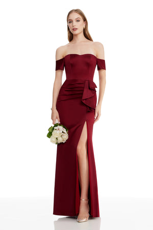 GABRIELLE GOWN / GARNET