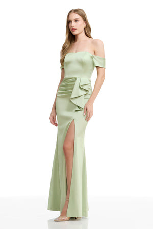 GABRIELLE GOWN / SAGE