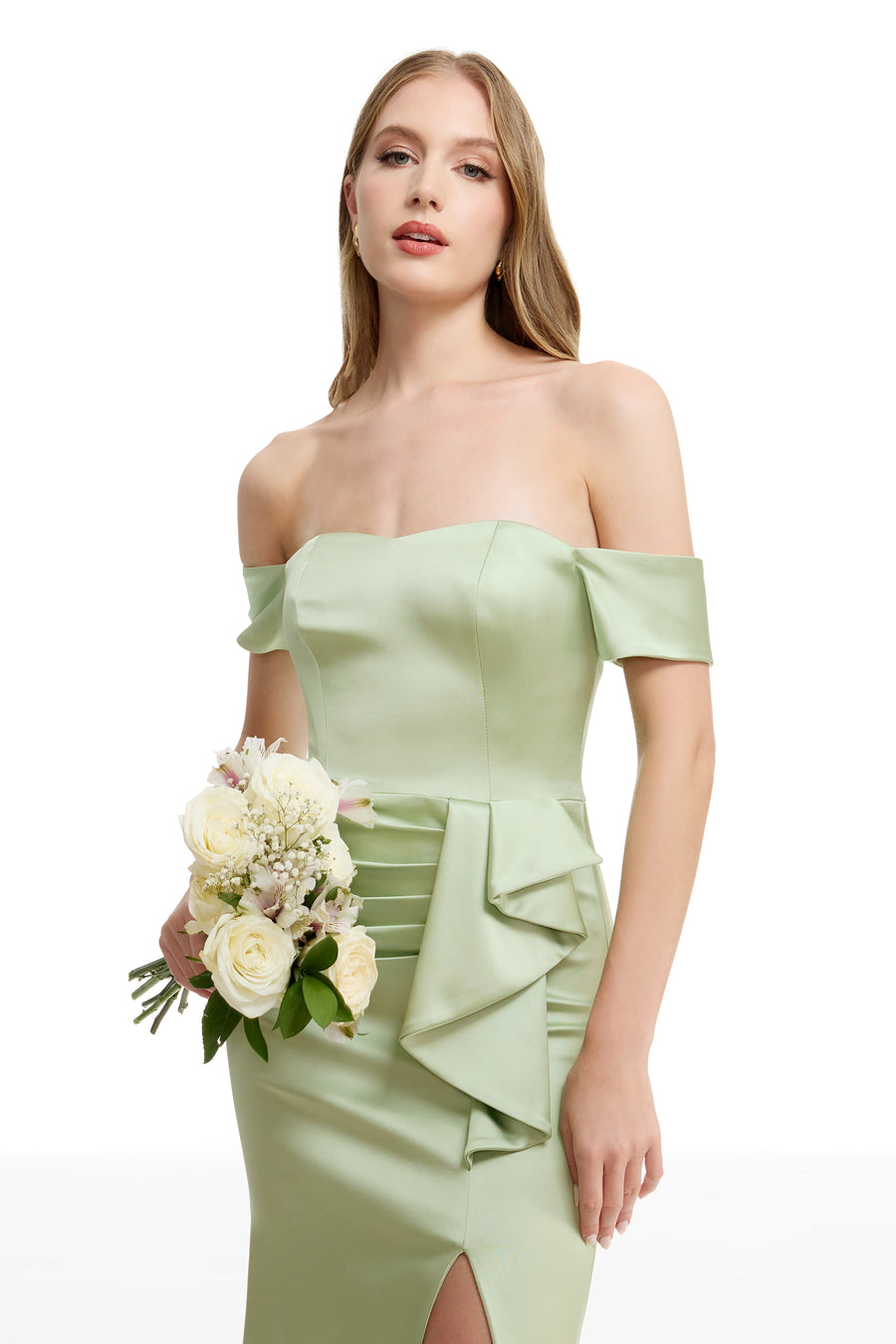 GABRIELLE GOWN / SAGE