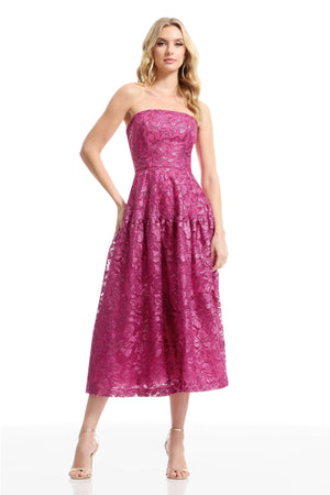 GEMMA DRESS / BRIGHT FUCHSIA