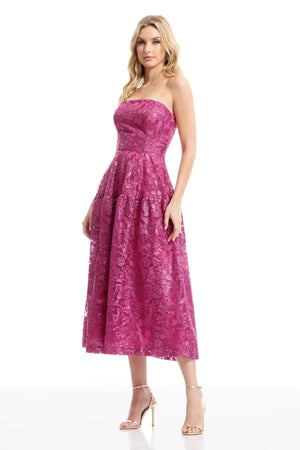 GEMMA DRESS / BRIGHT FUCHSIA