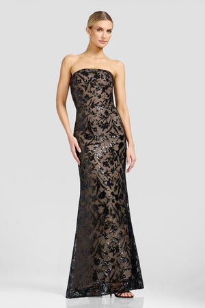 Genesis Dress / BLACK-NUDE