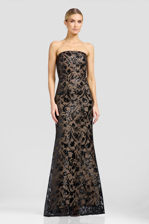 Genesis Dress / BLACK-NUDE