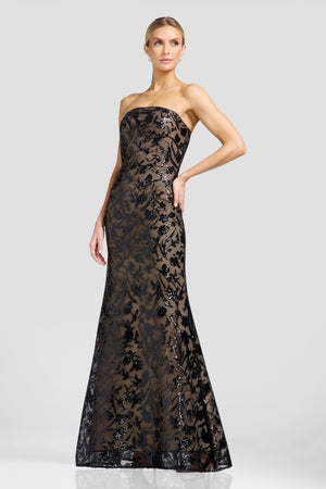 Genesis Dress / BLACK-NUDE