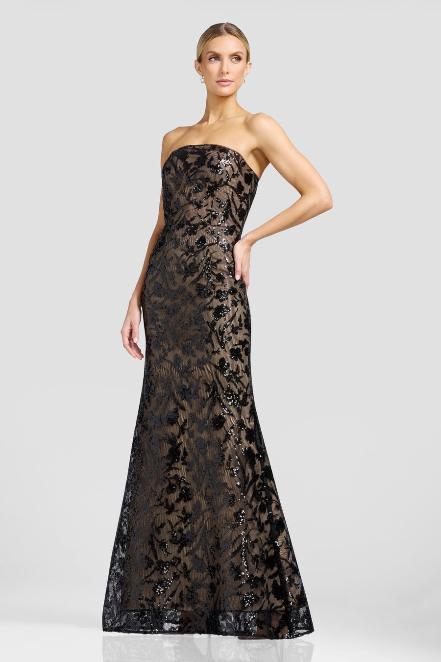 Genesis Dress / BLACK-NUDE