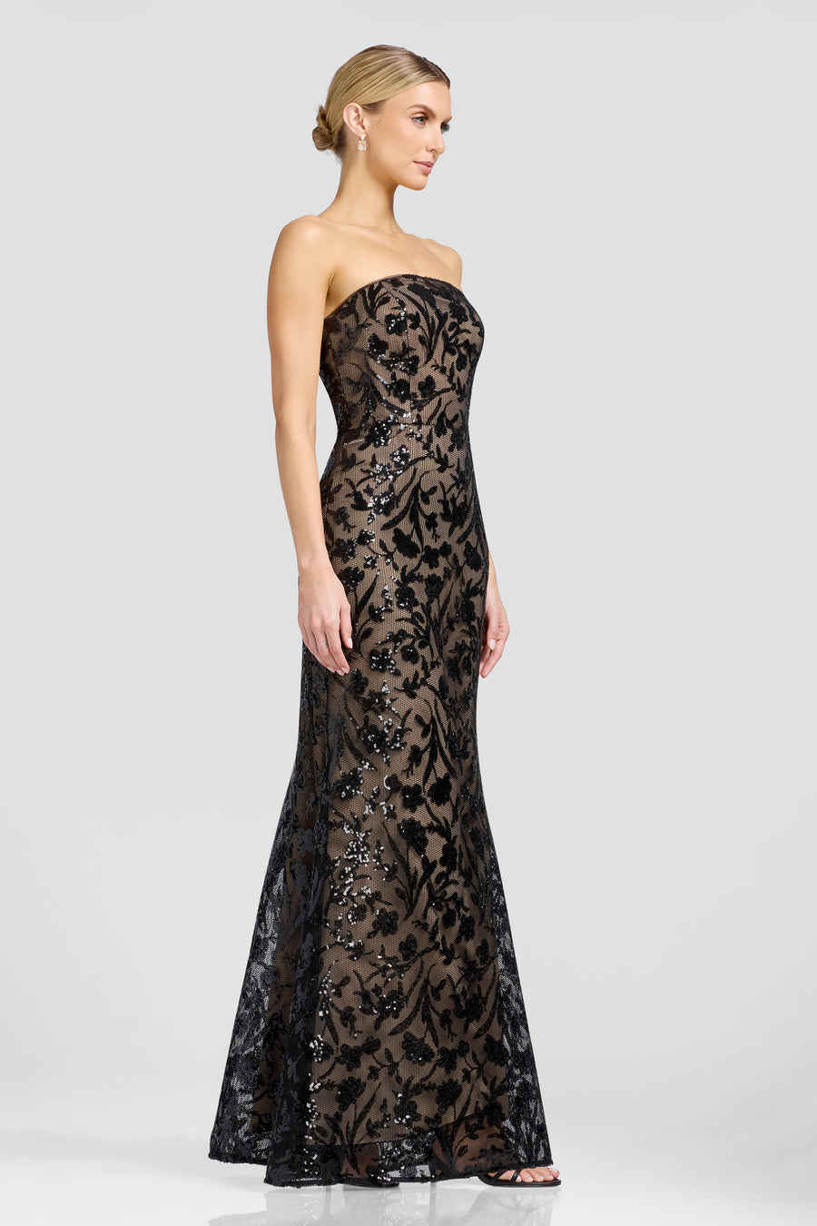 Genesis Dress / BLACK-NUDE