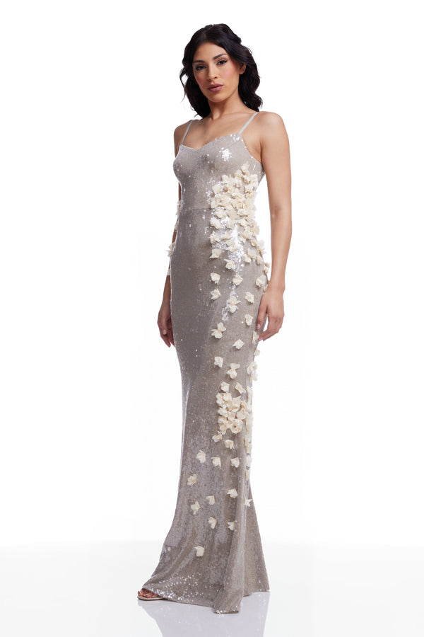 GIOVANNA DRESS / DARK PEARL
