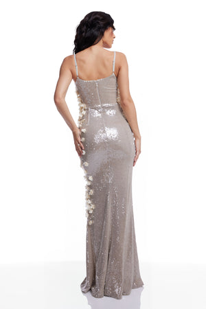 GIOVANNA DRESS / DARK PEARL