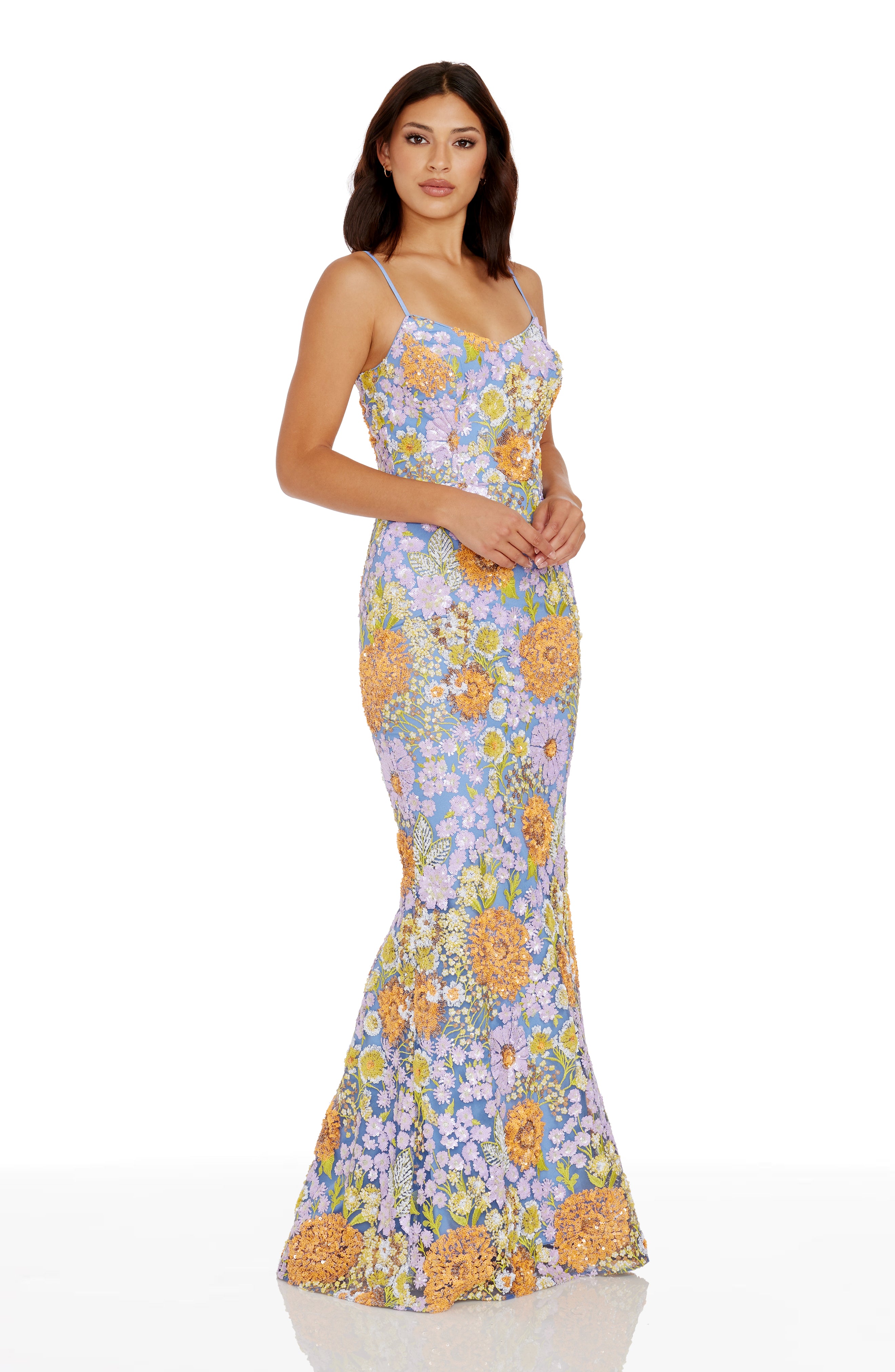knee length dresses for ladies Giovanna Gown – Dress the Population