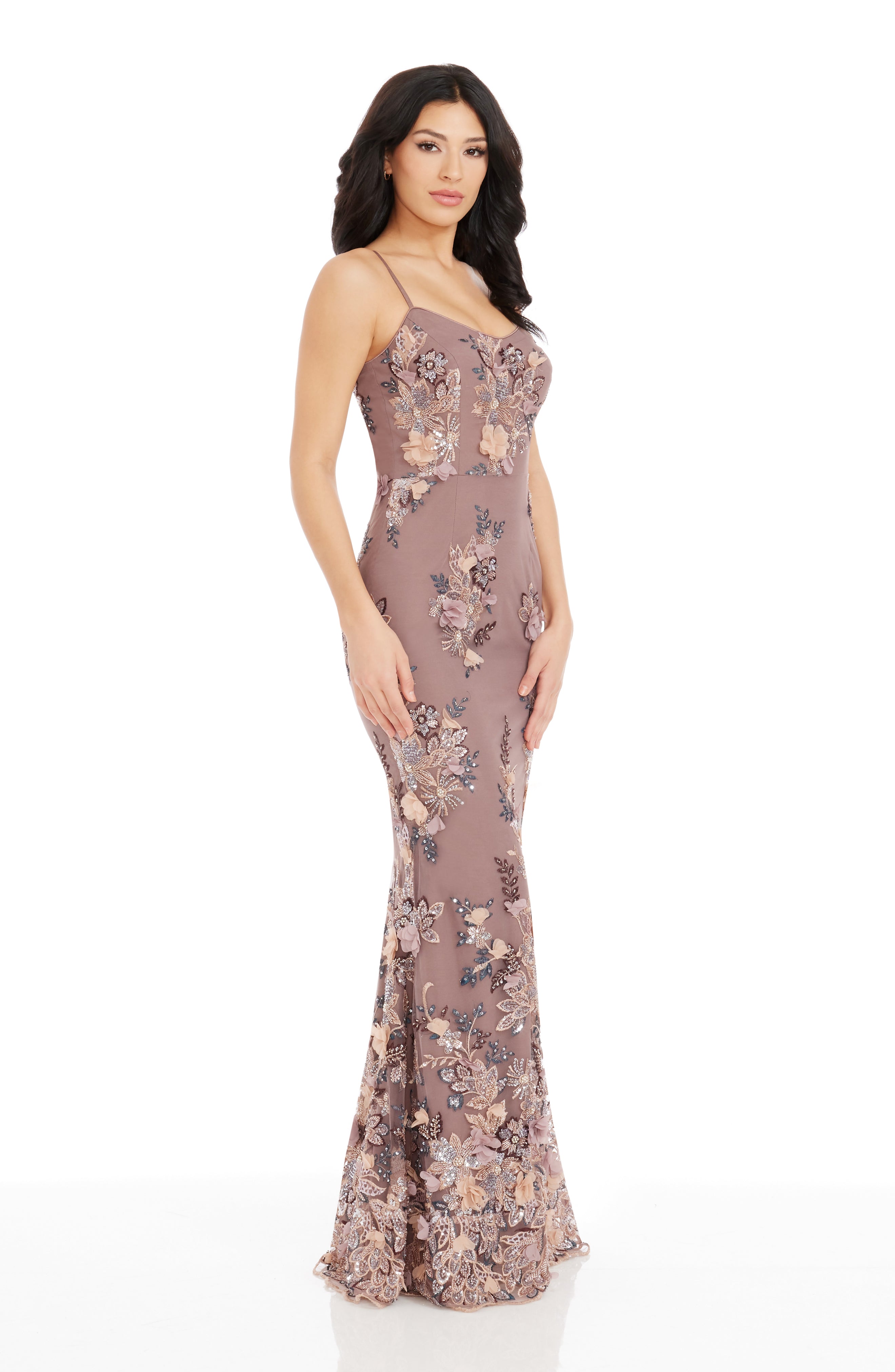 dress the population giovanna gown Maxi Dress this dress features Dress the Population Women's Giovanna