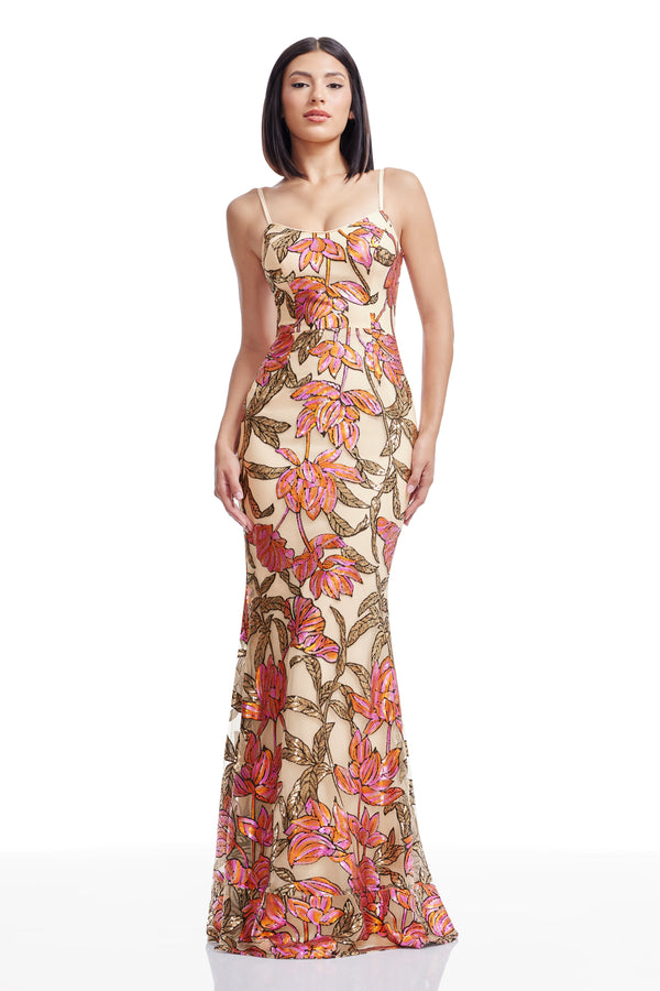 Giovanna Dress / BRONZE MULTI