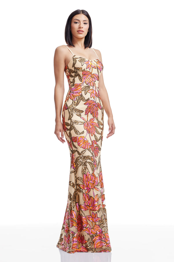 Giovanna Dress / BRONZE MULTI