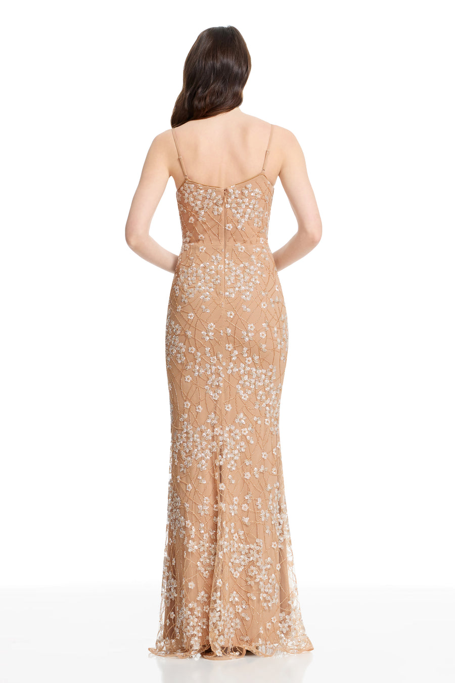 GIOVANNA DRESS / CHAMPAGNE MULTI