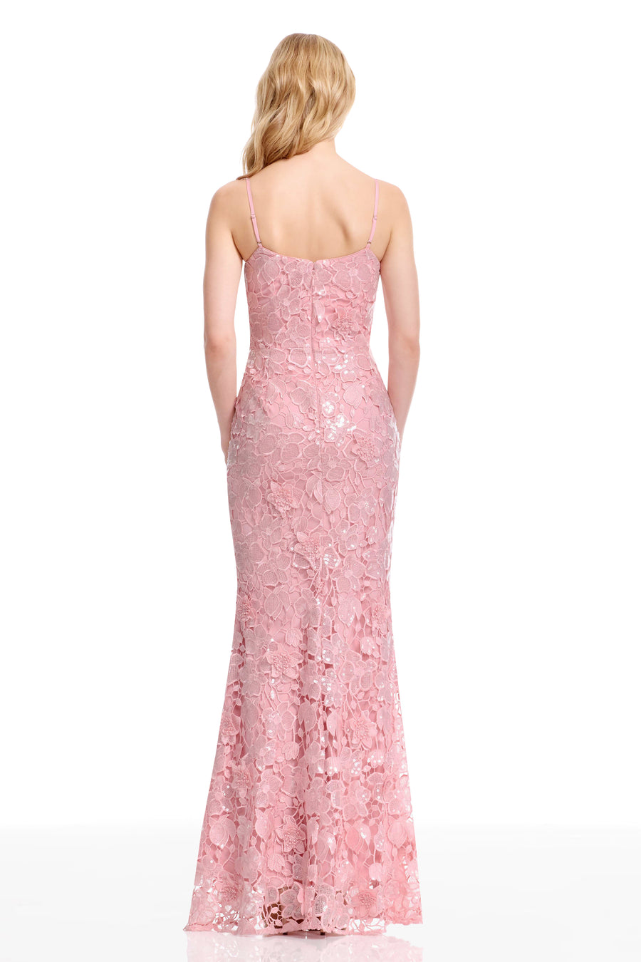 Dress the Population Women's Giovanna Lace Dress - Pink - Size S