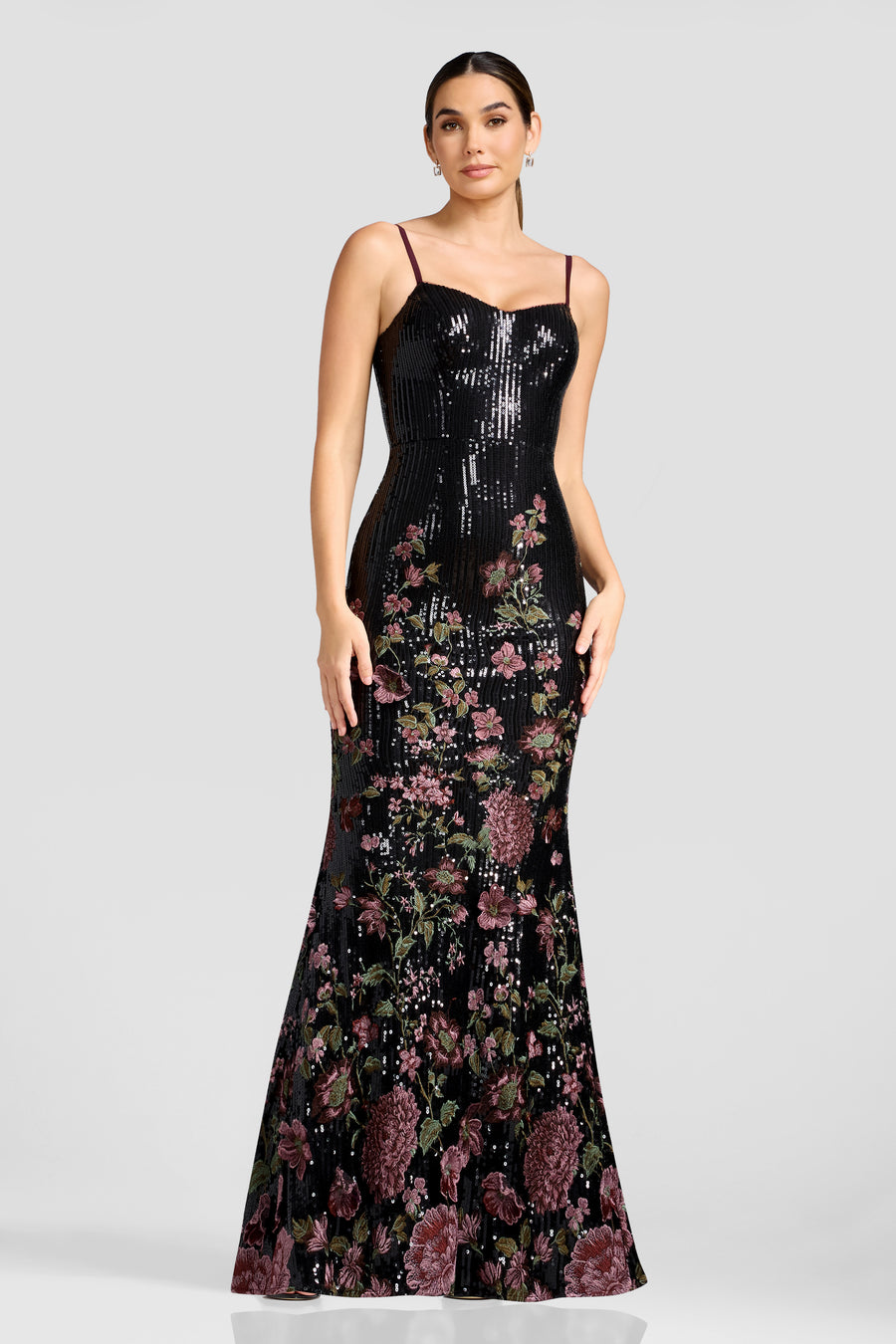 Giovanna Gown / BLACK MULTI