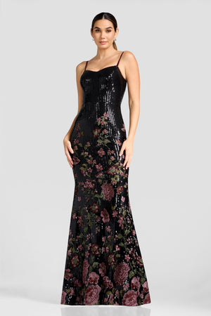 Giovanna Gown / BLACK MULTI