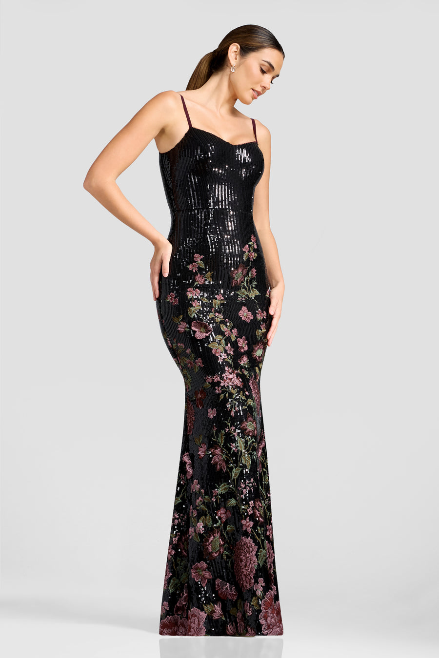 Giovanna Gown / BLACK MULTI