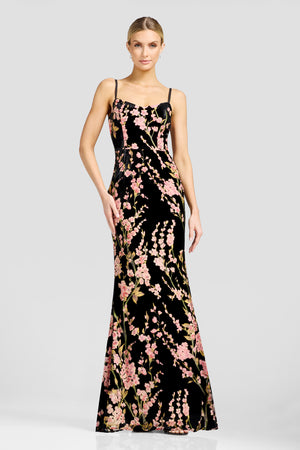 Giovanna Gown / BLACK MULTI