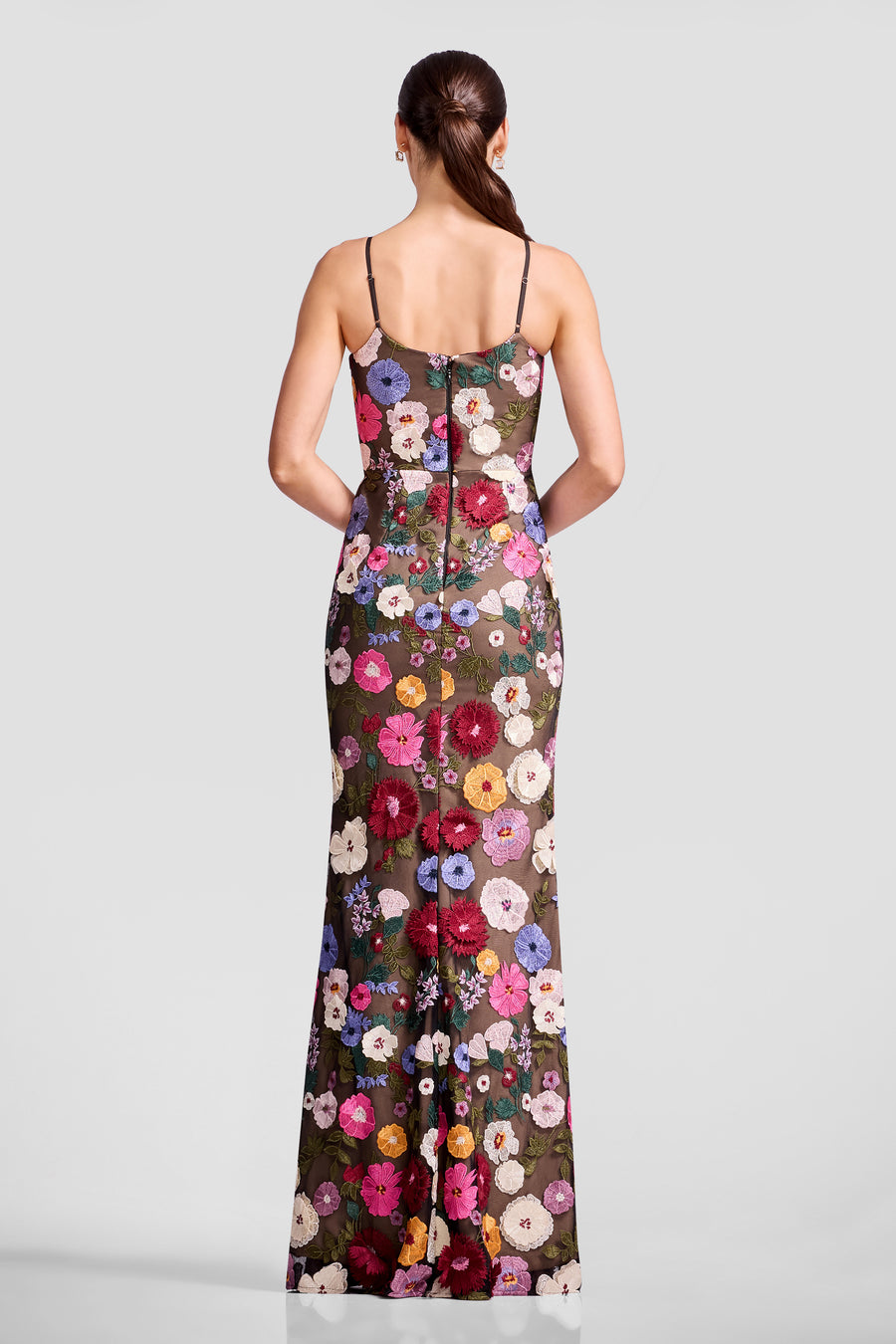GIOVANNA GOWN / BLACK MULTI