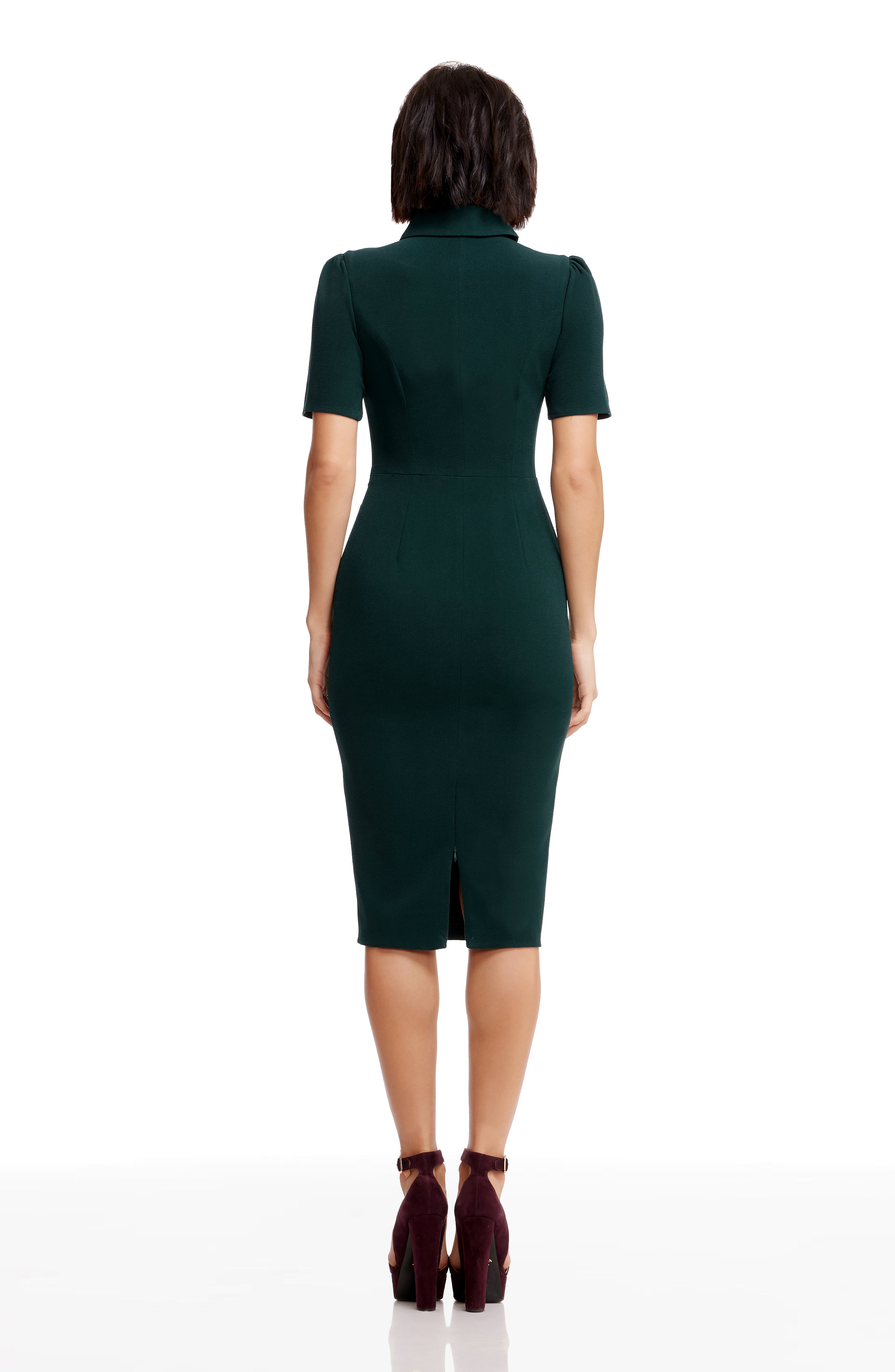 gloria front zip jumpsuit dress the population Gloria Jumpsuit Dress the Population