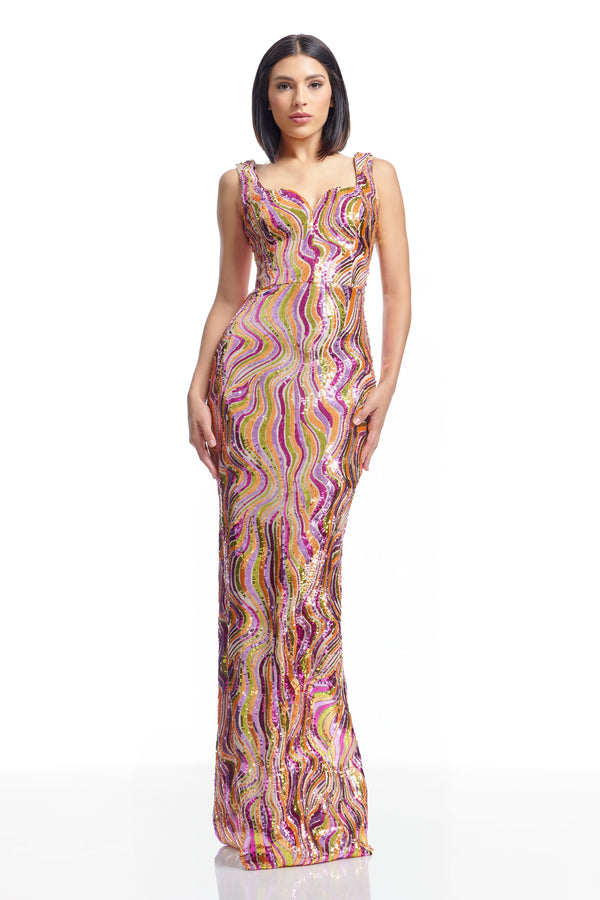 GOLDIE DRESS / BRIGHT FUCHSIA