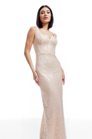 Goldie Gown / Champagne Multi