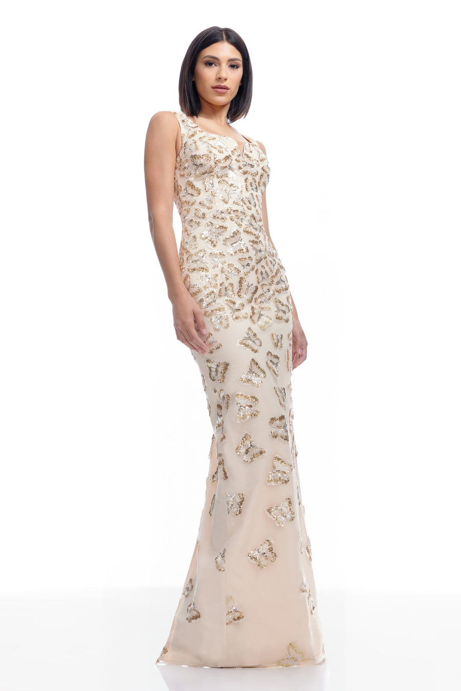 Goldie Gown / Champagne Multi