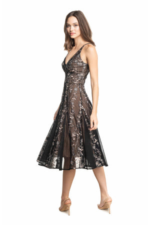 Haisley Dress / BLACK MULTI