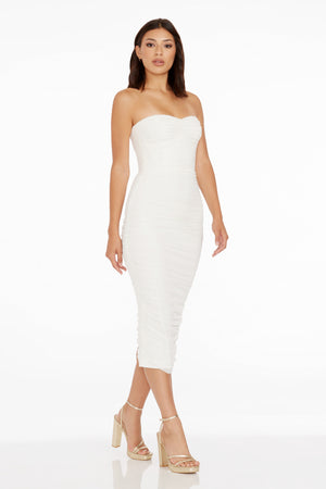 Heather Dress / WHITE