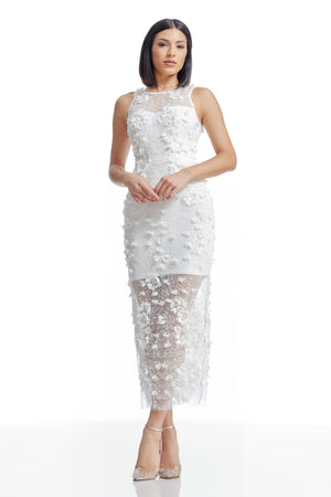 Helena Dress / White
