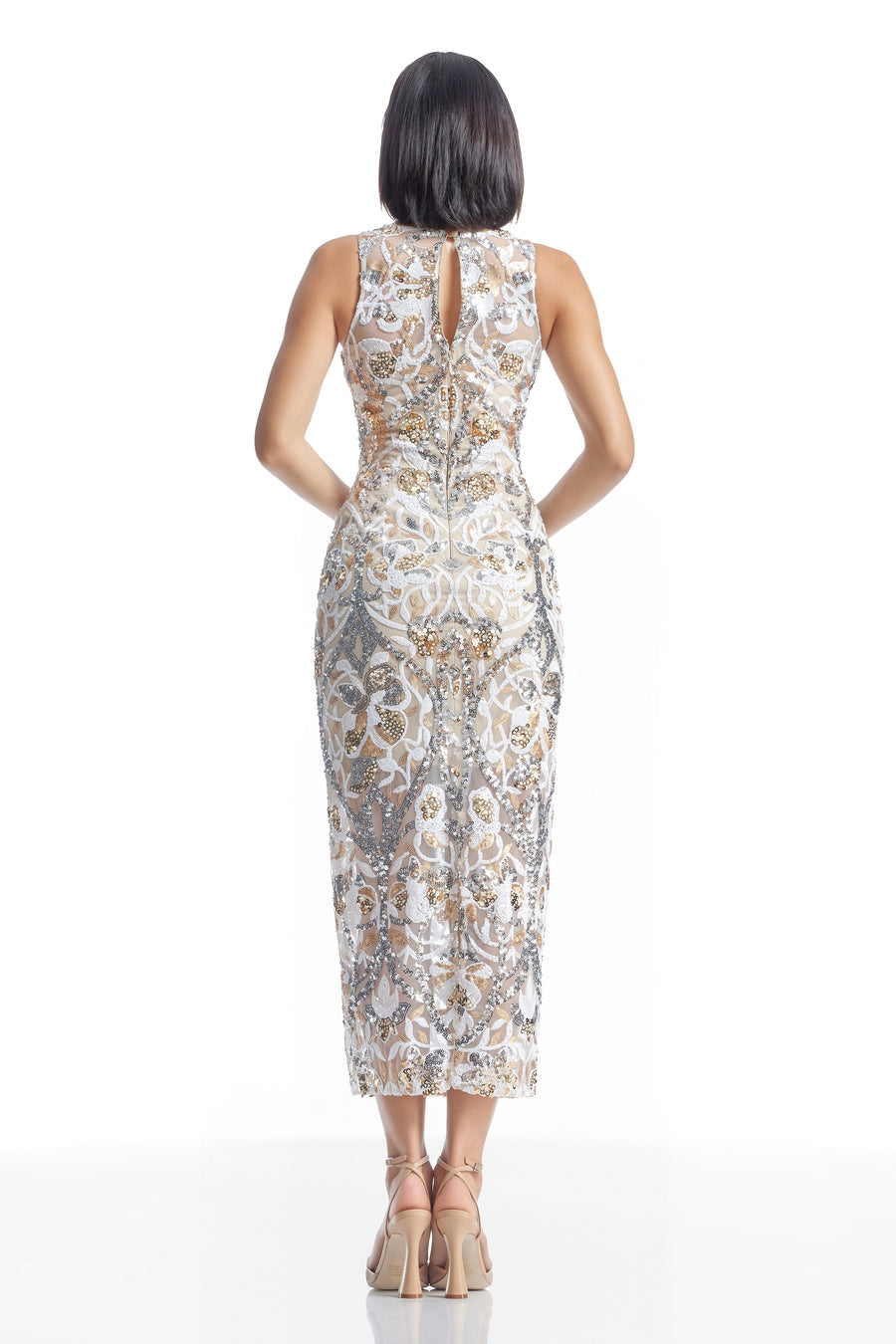 Helena Dress / Gold Multi