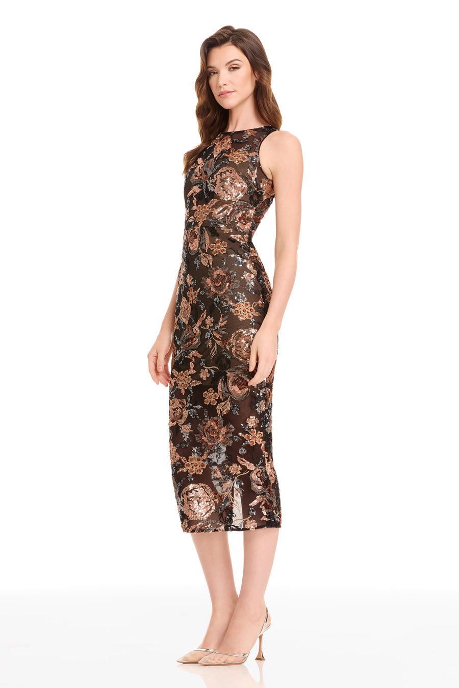 HELENA DRESS / BLACK MULTI