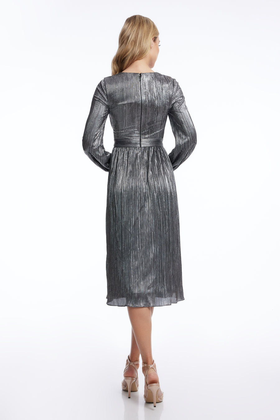 dress the population haley metallic Hayley Metallic Cobalt Dress by Dress The Population