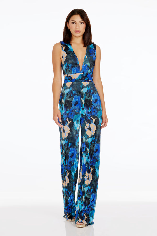 Hunter Jumpsuit / COBALT MULTI