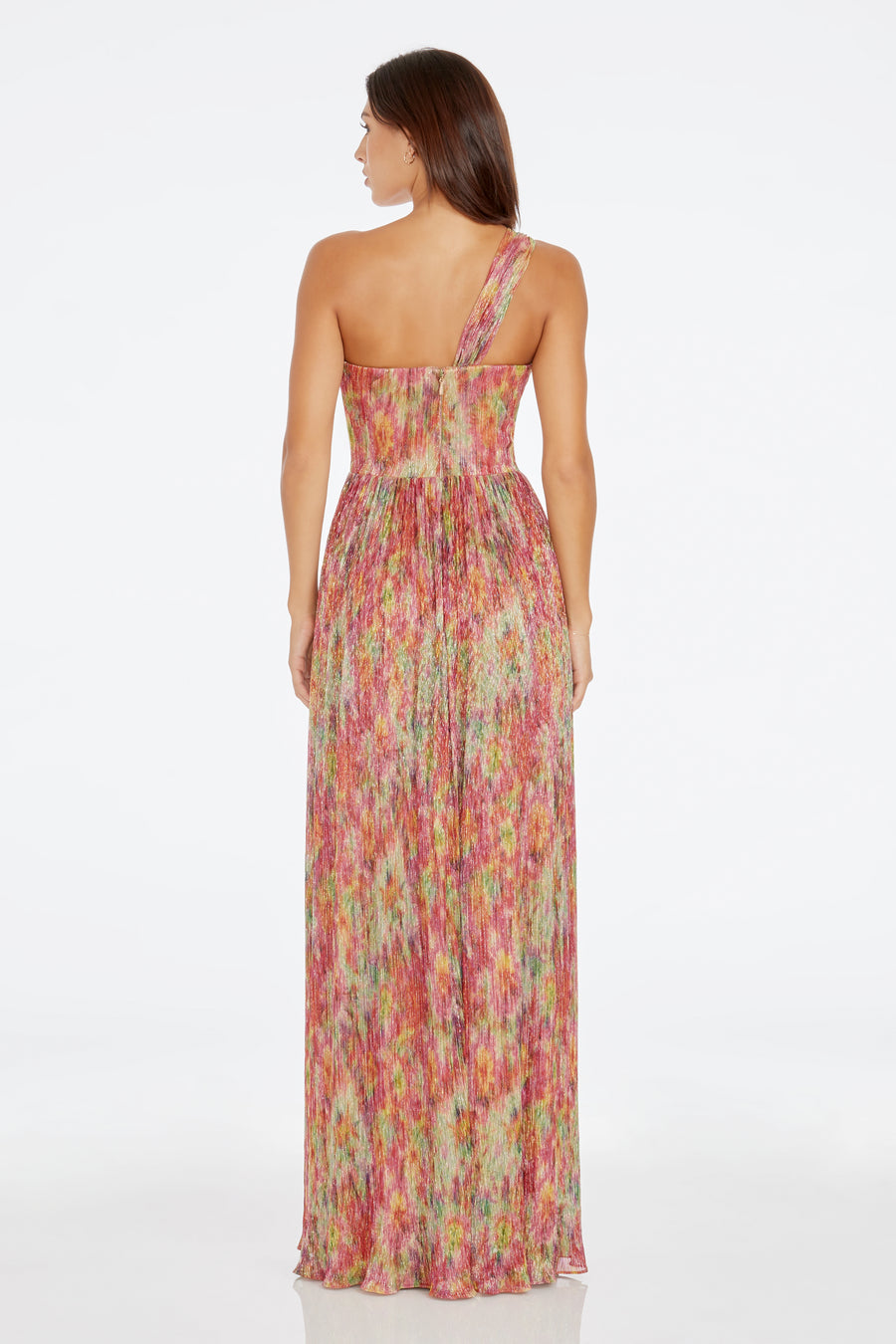 Idalia Gown / BRIGHT FUCHSIA MULTI