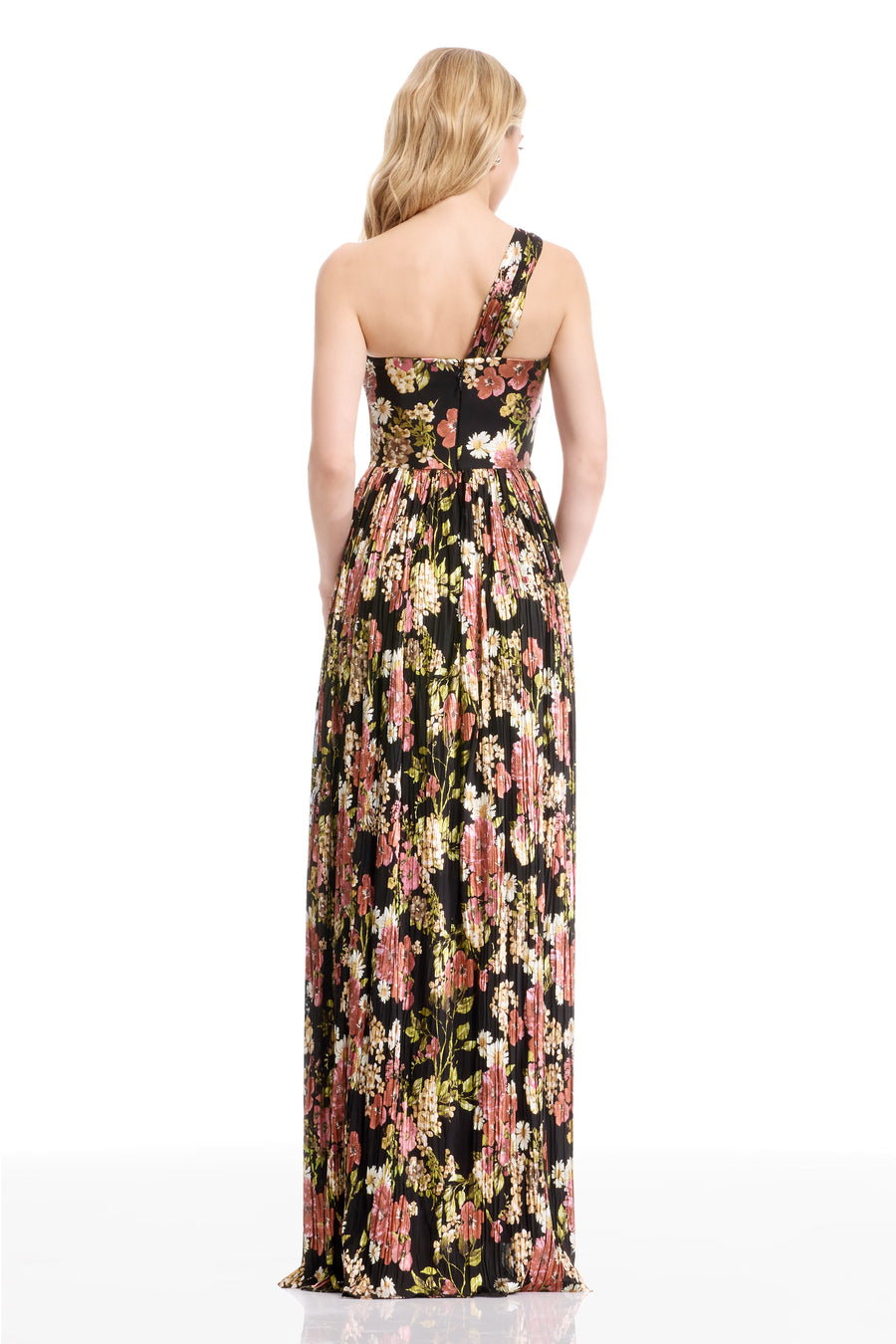 IDALIA GOWN / BLACK MULTI
